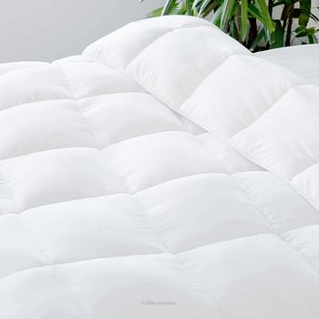 LINENSPA All Season Hypoallergenic Down Alternative Microfiber Comforter White/King
