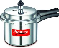 Prestige Popular Aluminium Pressure Cooker, 3 Ltr, Silver