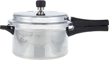 Prestige PPAPC4 Aluminium Popular Pressure Cooker, Silver, W 36.8 x H 24.0 x D 15.6 cm, 4.0 liters, Aluminum Silver