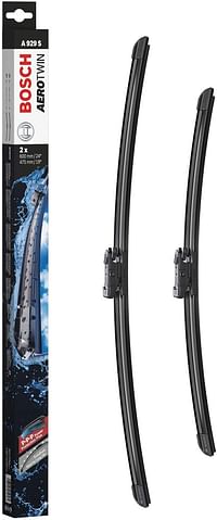 Bosch Wiper Blade Aerotwin A929S, Length: 600mm/475mm – Set Of Front Wiper Blades - Only For Left-Hand Drive