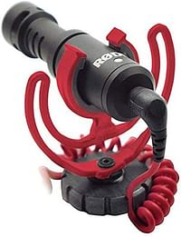 Rode Videomicro Compact On-Camera Microphone With Rycote Lyre Shock Mount - Black