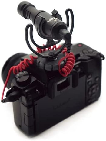 Rode Videomicro Compact On-Camera Microphone With Rycote Lyre Shock Mount - Black