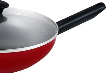 Prestige PR21060 3 Pieces Cookware Set, Red, Aluminum /red/One Size