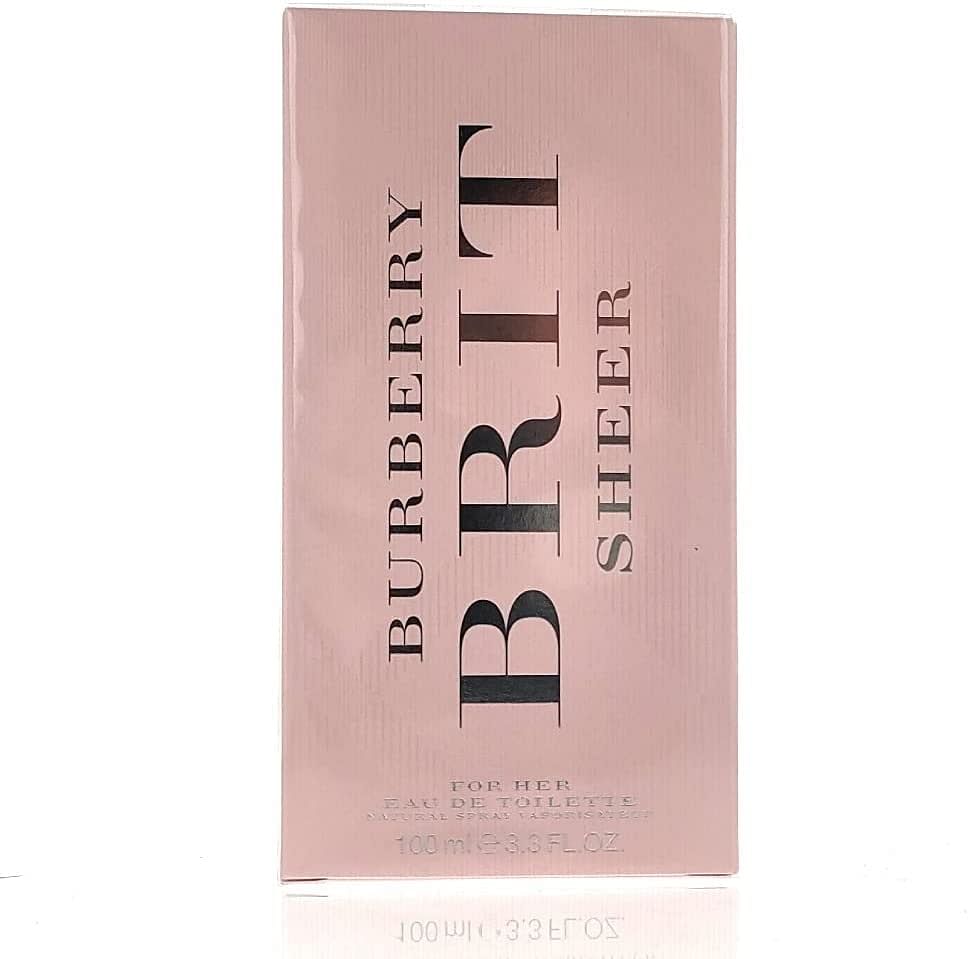 Burberry Brit Sheer Eau de Toilette Perfume, 100 ml Clear