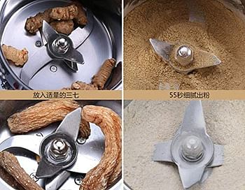 Grinder Mill Machine Swing Grinder, Stainless Steel Grinder, Ultra-Fine Grinder For Home Kitchen, Hospital, Clinic, Spice Shop (2500g)