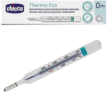 Chicco Eco Glass Baby Thermometer White