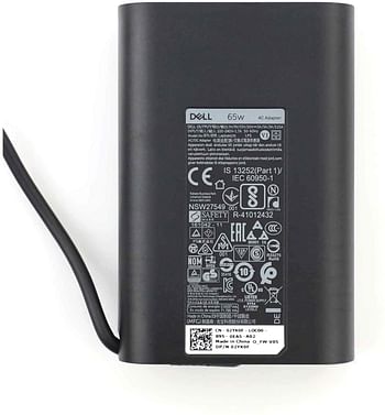 Dell Laptop Charger 65W AC Power Adapter With Type c Tip Include Cord For Xps12