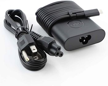 Dell Laptop Charger 65W AC Power Adapter With Type c Tip Include Cord For Xps12