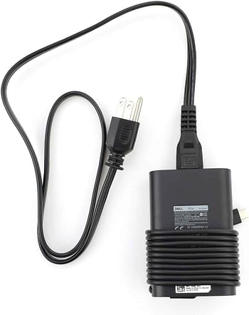 Dell Laptop Charger 65W AC Power Adapter With Type c Tip Include Cord For Xps12