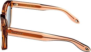 نظارات شمسية من Givenchy للجنسين GV 7074/S IR 86E لون بيج أوبال سالمون/رمادي رمادي، 52