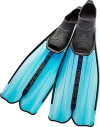Cressi Adult Snorkeling Full Foot Pocket Fins - Good Thrust, Light Fin - Rondinella: Designed and Made in Italy Aquamarine/Size 41-42