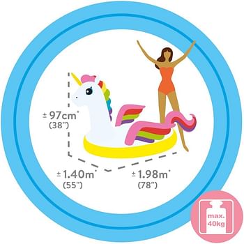 Intex Unicorn Pool Floater, Multi-Colour, 57561 /One Size