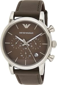 Emporio Armani for Men - Casual Leather Band Watch - AR1734 /Brown