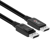 Club3D VESA certified CAC-2068 DisplayPort to DisplayPort 1.4/Hbr3 Cable DP 1.4 8K 60Hz 2M/6.56ft, Black