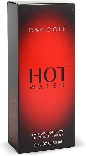 DAVIDOFF Hot Water Eau de Toilette for Men, 110ml, Red Pack