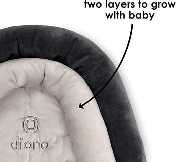Diono Cuddle Soft 2-in-1 Baby Head Neck Body Support Pillow for Newborn Baby Super Soft Car Seat Insert Cushion, Perfect for Infant Car Seats, Convertible Car Seats, Strollers,Cuddle Soft Gray-Artic , /Cuddle Soft/Gray-Artic/ONE SIZE