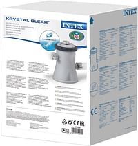 Intex Krystal Clear Cartridge Filter Pump For 6ft, 8ft, 10ft Easy Set Pools And 10ft Prism Frame Pool - 28602/White