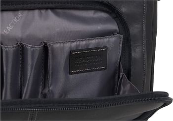 Kenneth Cole Reaction Out of The Bag - 5 to 6 1/2" Double Gusset Expandable Top Zip Portfolio Computer Case Black