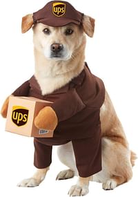 BROWN_UPS PAL DOG COSTUME, UPS PAL DOG COSTUME/Brown/Small