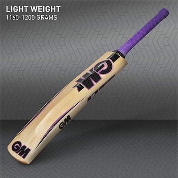 GM Haze Apex Kashmir Willow Cricket Bat with Cloth Cover on Face | Size-3 | Light Weight | Free Cover /Multi Color/One Size