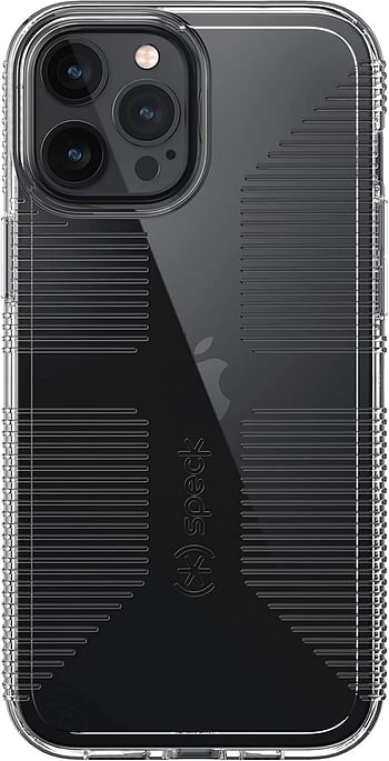 Speck Products GemShell Grip iPhone 12 Pro Max Case, Clear/Clear, 137613-5085