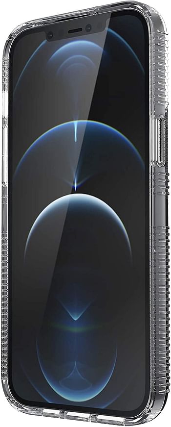 Speck Products GemShell Grip iPhone 12 Pro Max Case, Clear/Clear, 137613-5085