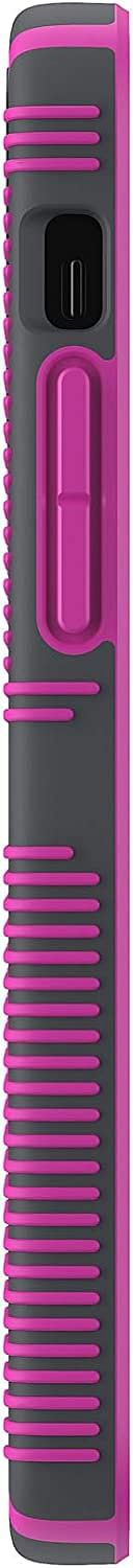 Speck Products CandyShell Pro Grip iPhone 12, iPhone 12 Pro Case, Slate Grey/It’s a Vibe Violet (137602-9230)