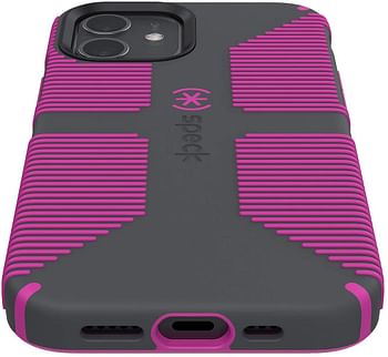 Speck Products CandyShell Pro Grip iPhone 12, iPhone 12 Pro Case, Slate Grey/It’s a Vibe Violet (137602-9230)