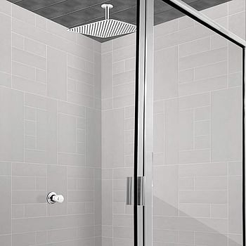 ULTRA THIN SS RAIN SHOWER 400 MM SQUARE silver