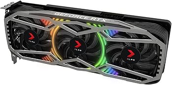 PNY NVIDIA GeForce RTX 3080 10GB XLR8 Gaming REVEL EPIC-X RGB Triple Fan Edition VCG308010TFXPPB Multi color