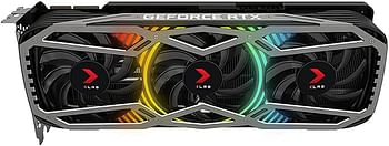 PNY NVIDIA GeForce RTX 3080 10GB XLR8 Gaming REVEL EPIC-X RGB Triple Fan Edition VCG308010TFXPPB Multi color