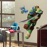 RoomMates RMK2249GM Teenage Mutant Ninja Turtles Leo Peel and Stick Giant Wall Decals, Multicolor, 45.7 x 12.7 centimeters