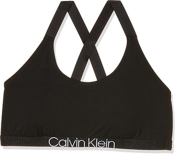 Calvin Klein womens UNLINED BRALETTE Bra M BLACK