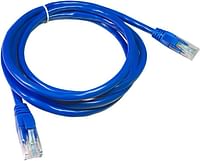 كيبل شبكة ايثرنت سلكية عالي الجودة بطول 3 متر بصنف كات 6 متوافق مع جميع اجهزة الشبكات من اي داتالايف أزرق