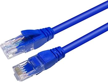 كيبل شبكة ايثرنت سلكية عالي الجودة بطول 3 متر بصنف كات 6 متوافق مع جميع اجهزة الشبكات من اي داتالايف أزرق