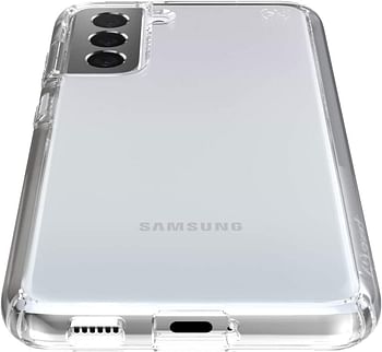 Speck Products Presidio Perfect Clear Samsung Galaxy S21 5G Case, Clear/Clear