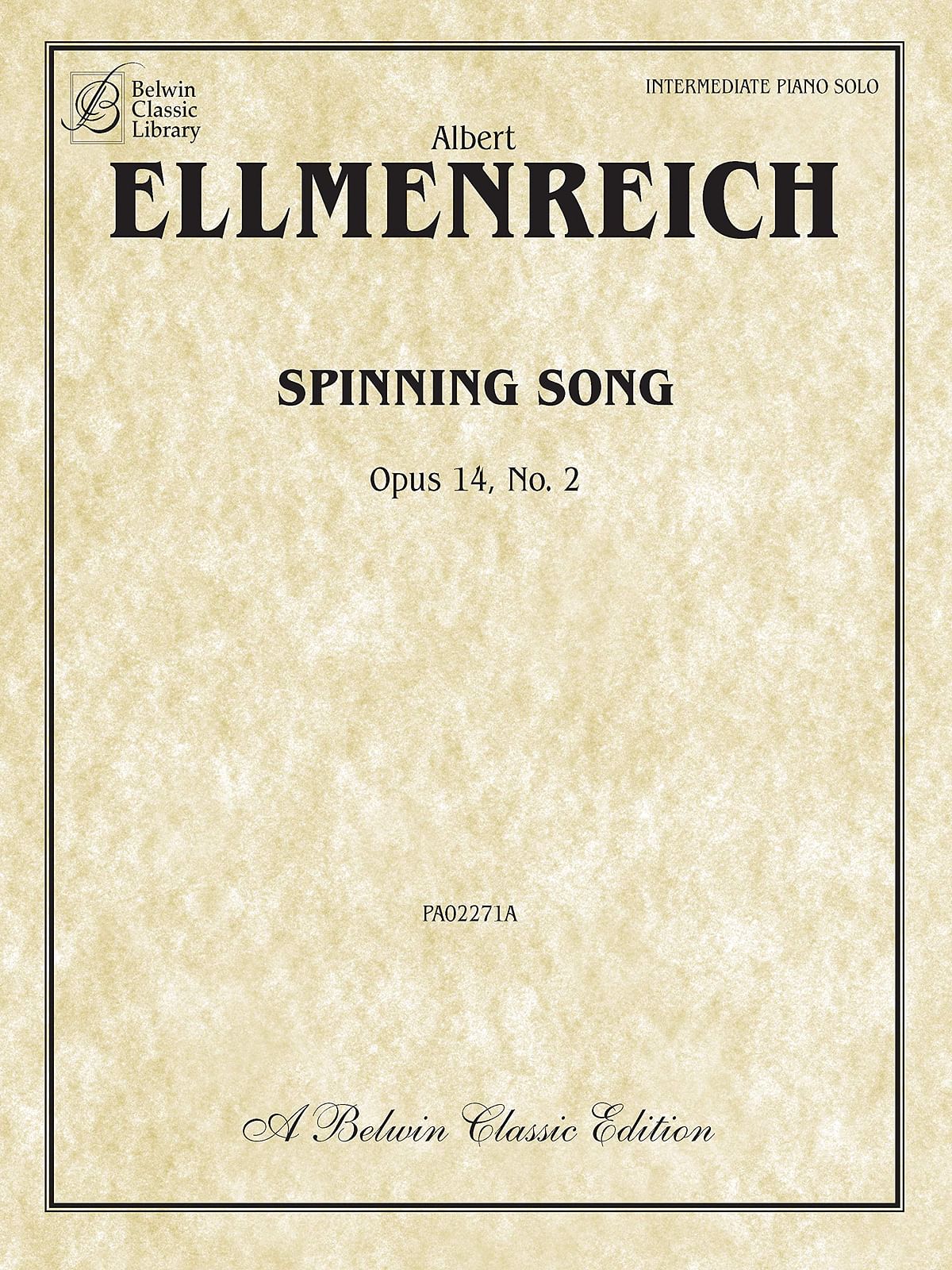 Spinning Song, Op. 14, No. 2 /Multi Color/One Size