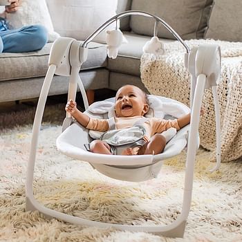 Ingenuity Comfort 2 Go Portable Swing™ - Cuddle Lamb, Piece Of 1 /Cuddle Lamb/Multicolor