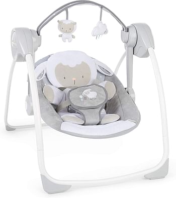 Ingenuity Comfort 2 Go Portable Swing™ - Cuddle Lamb, Piece Of 1 /Cuddle Lamb/Multicolor