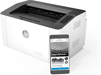 HP Laser 107w Wireless Office Printer - White AA AA