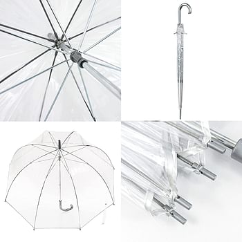 totes Women's Clear Bubble Umbrella Clear 2 Pack