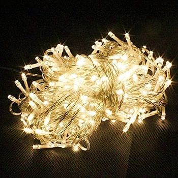 Rosymoment LT-6365B Decorative 100 LED 10M LED String Light, for Party Decoration, Warm white, Battery operated