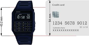 ساعة معصم كاسيو يوث CA-53WF-1BDF، لون اسود