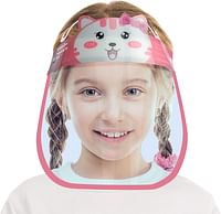 Kids Face Shield Anti Fog & Clear lenses - SHIELDme [Girls] Pink
