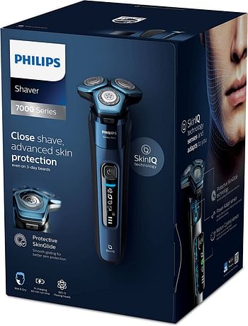 PHILIPS SHAVER Series 7000 Wet & Dry Electric Shaver - S7782/71, Midnight Blue