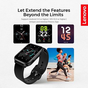 Lenovo Smartwatch S2 Pro (Black) Medium