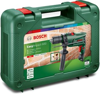 Bosch Electric Combi Drill Easyimpact 600 (600 W, In Carrying Case)