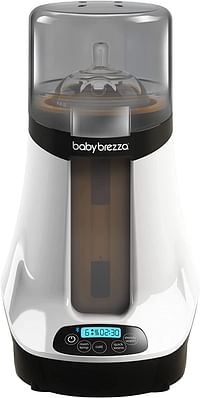 Baby Brezza Bluetooth Safe & Smart Bottle, Breastmilk & Food Warmer, 2 Settings To Safely Warm, Operate From Phone, Works With All Bottles, Glass, Plastic, Small, Large, White