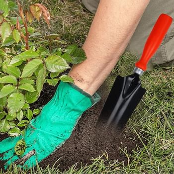 Kraft Seeds Trowel (Durable Iron Head, Plastic Grip Handle) | Garden Trowel | Gardening Tool | Sand Shovel | Hand Trowel - 11.5 Inches Long , /Black/One Size