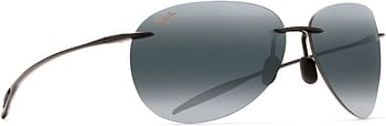 Maui Jim Sunglasses | Sugar Beach - Gloss Black/Neutral Grey Polarized